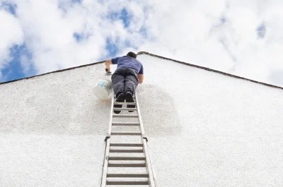 Peinture extérieure à la Heunière — façades et ravalement